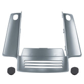 HR3 Barracuda Silver Denim Rear Fender Filler Panel For Harley 2014-2023 FLHX FLHXS, 2015-2023 FLTRX FLTRXS